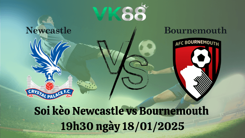 VK88 Nhận định soi kèo Newcastle vs Bournemouth 19h30 ngày 18/01/2025 - Ngoại Hạng Anh